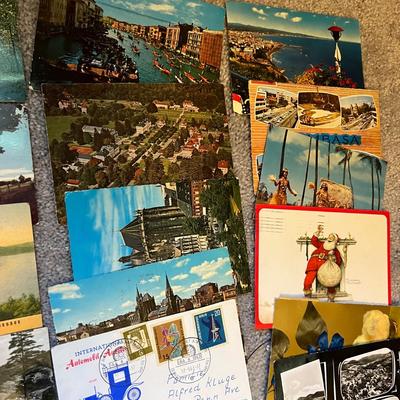 Antique Vintage Postcard Lot - c. 1895, 1920's-1970's