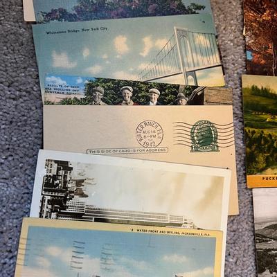 Antique Vintage Postcard Lot - c. 1895, 1920's-1970's