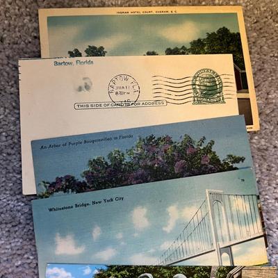 Antique Vintage Postcard Lot - c. 1895, 1920's-1970's