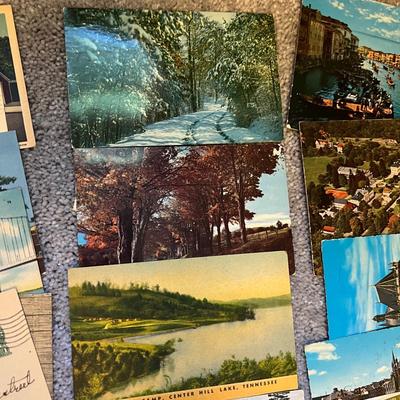 Antique Vintage Postcard Lot - c. 1895, 1920's-1970's