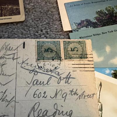 Antique Vintage Postcard Lot - c. 1895, 1920's-1970's