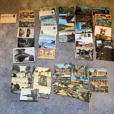 Antique Vintage Postcard Lot - c. 1895, 1920's-1970's