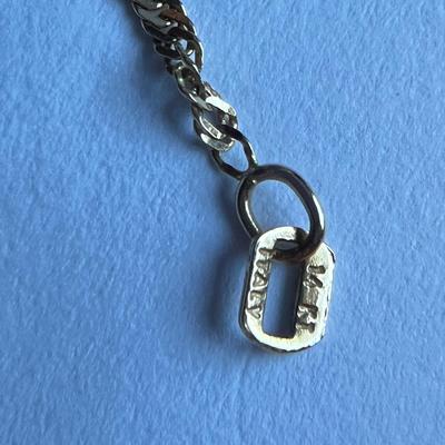 Gold Red Stone Pendent Necklace - Pendent 10k, Necklace 14k