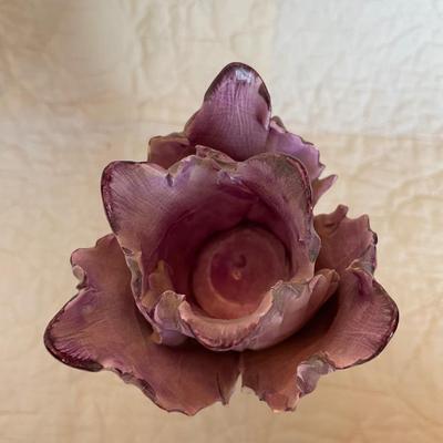 Capodimote purple candle holder