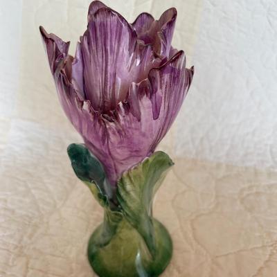 Capodimote purple candle holder
