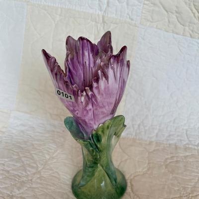 Capodimote purple candle holder