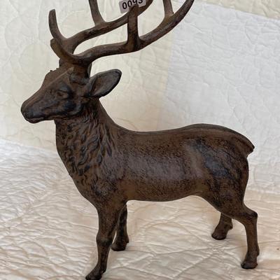 Elk deer cast iron