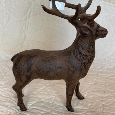 Elk deer cast iron