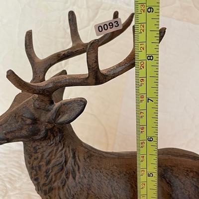 Elk deer cast iron