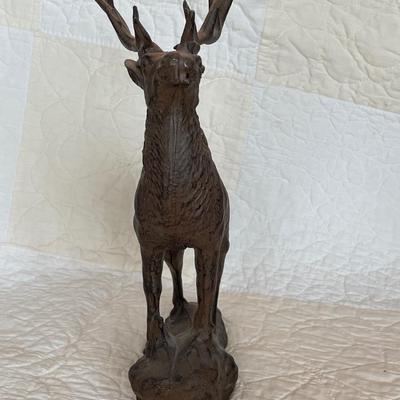 Beautiful elk deer cast iron