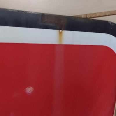 Large, Double Sided Porcelain Texaco Sign