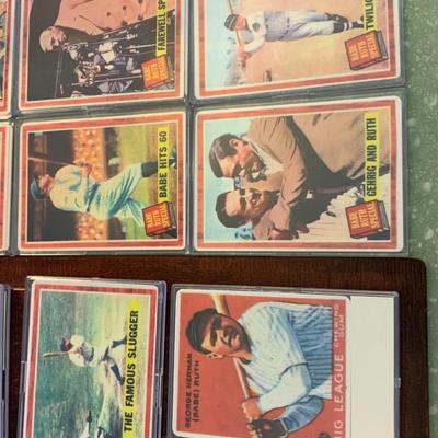 Babe Ruth Performance 22k Gold Leaf The Babe W/Mint Set In Hard Wood Display Case