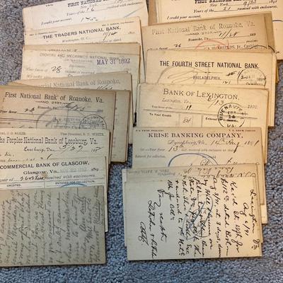 BIG Lot Antique Postal Cards c. 1890-99 Some Unused