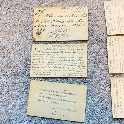 BIG Lot Antique Postal Cards c. 1890-99 Some Unused
