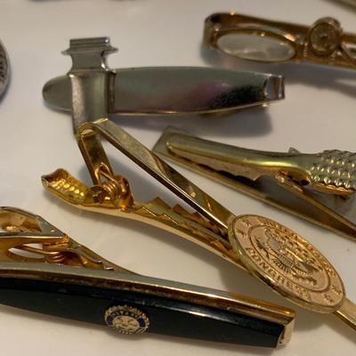 Large Vintage Lot Tie Tacks /Clips