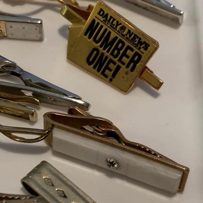 Large Vintage Lot Tie Tacks /Clips