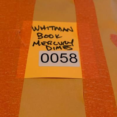 Silver Mercury Dimes Collection In Whitman Book