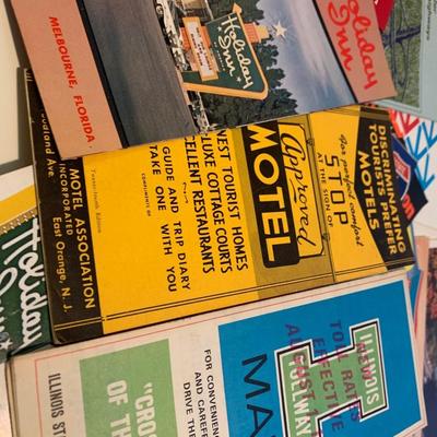 Vintage Fold Out Road Maps Lot