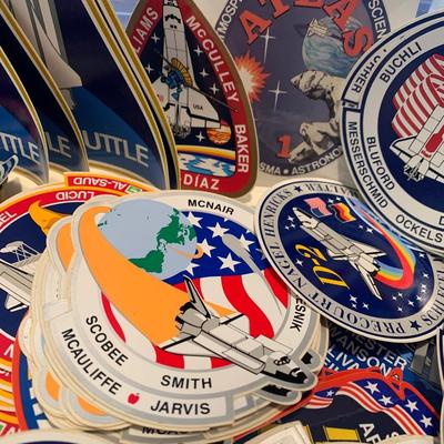 Huge Collection - NASA Space Shuttle Missions Stickers