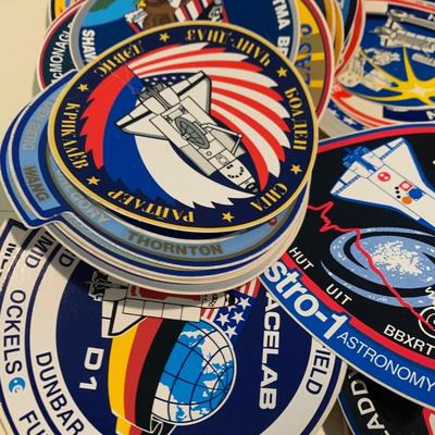 Huge Collection - NASA Space Shuttle Missions Stickers