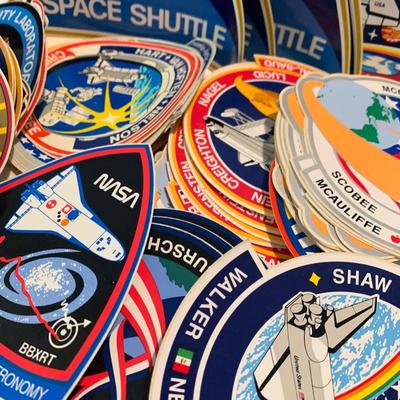 Huge Collection - NASA Space Shuttle Missions Stickers