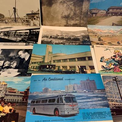 Vintage Postcards Lot - Real Photos Deep Creek Lake West Airlines +++