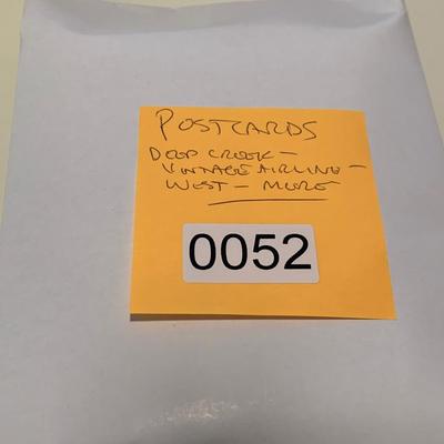 Vintage Postcards Lot - Real Photos Deep Creek Lake West Airlines +++