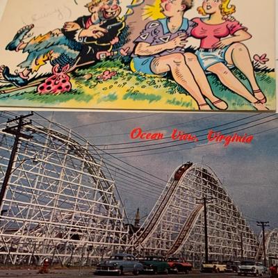 Vintage Postcards Lot - Real Photos Deep Creek Lake West Airlines +++