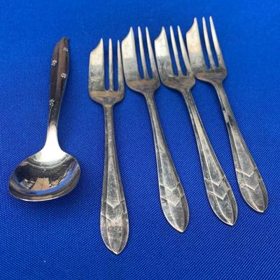 Silverplate Small Flatware Lot Rolex Sheffield +++
