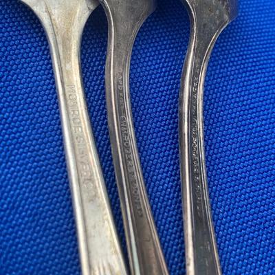 Silverplate Small Flatware Lot Rolex Sheffield +++