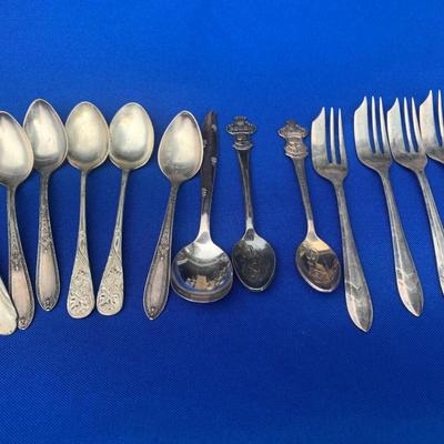 Silverplate Small Flatware Lot Rolex Sheffield +++