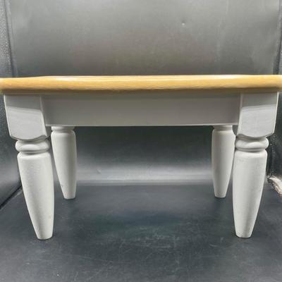 Small Wood Footstool