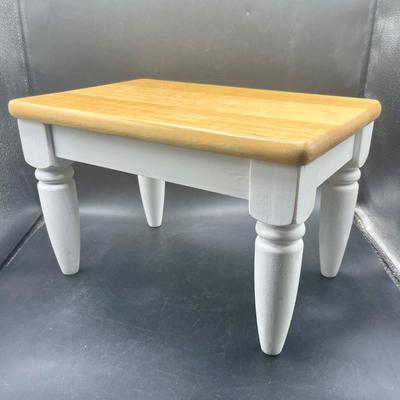 Small Wood Footstool