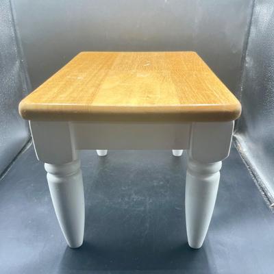 Small Wood Footstool