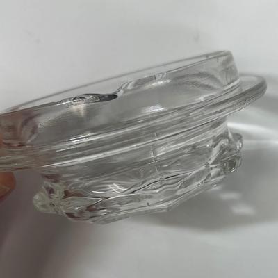 Ribbed Clear Glass Soda Fountain Syrup Dispenser / Refrigerator Water / Iced Tea Bottle w/Spigot