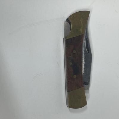 Vintage Lock Folding Pocket Knife, Stainless Steel Blade, Pakistan