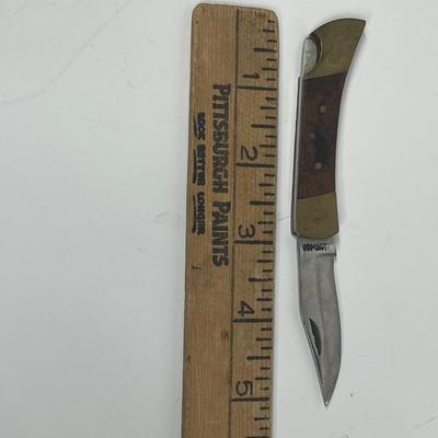 Vintage Lock Folding Pocket Knife, Stainless Steel Blade, Pakistan
