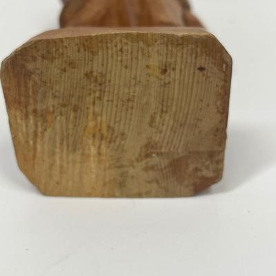 Folk Art Wood Hand-Carved Figurine Folk Art man