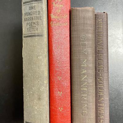Lot of 4 Antique Books