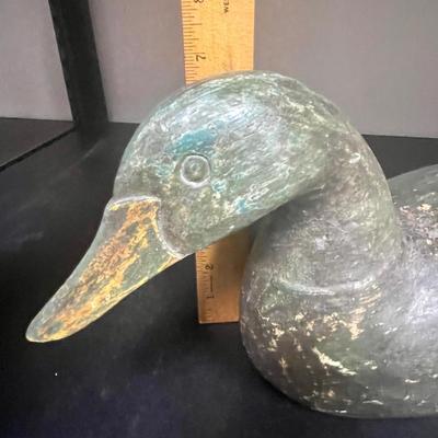 Vintage Hand Carved Wood Duck Decoy
