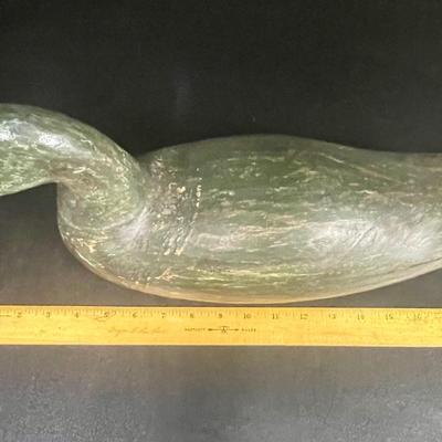 Vintage Hand Carved Wood Duck Decoy