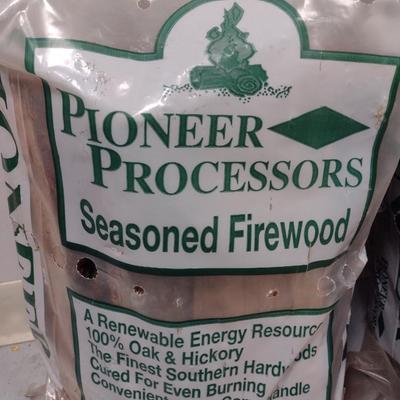 Seasoned Firewood - Two Bags (3/4 Cu Ft Each)