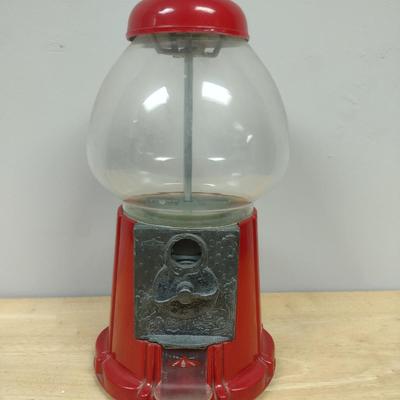 Carousel Industries Bubble Gum Dispenser - Metal With Glass Globe