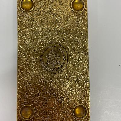Vatican Library Collection Rosary Box St Francis Of Assisi Handcrafted