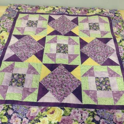 Three Small Quilts - Each Approx 24" x 24"