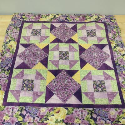 Three Small Quilts - Each Approx 24" x 24"