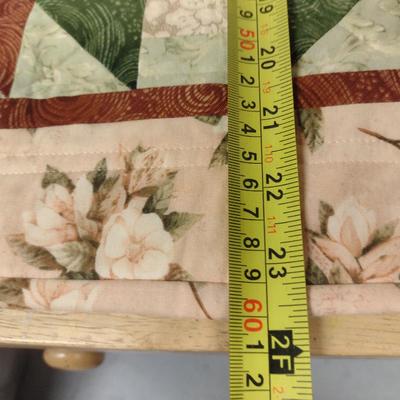 Three Small Quilts - Each Approx 24" x 24"