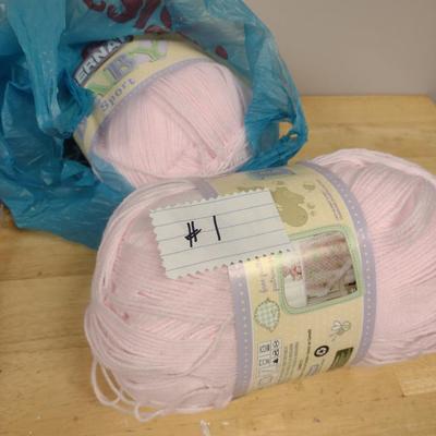 Sale Photo Thumbnail #2298: Bernat Baby Sport Yarn- Baby Pink- Two Packs (#1)