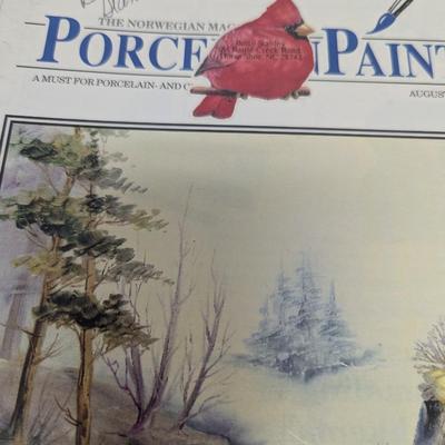 1990's Porcelain Painting Magazines