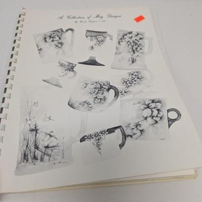 Porcelain Painting Books Wanda Clapman - Signed By Artist Mark Clapman